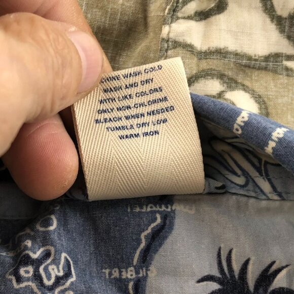 Old Navy Mens Hawaiian Shirt Size XL Lot Of Two Vintage Short Sleeve Button Up - Picture 13 of 15